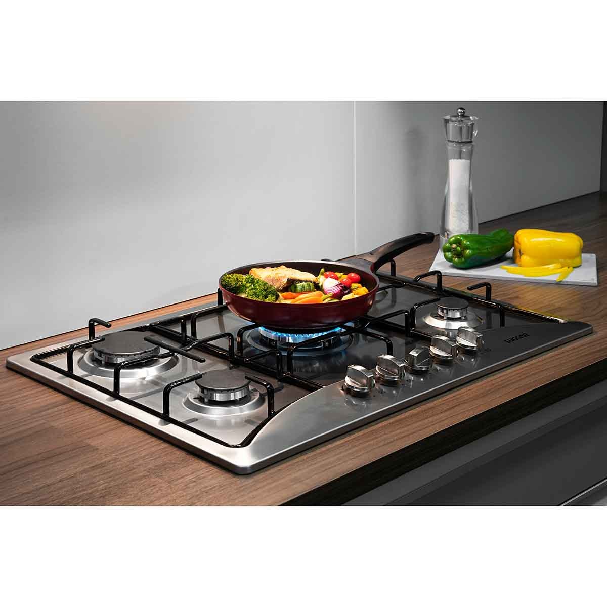 Fogão de Mesa Cooktop 5 Bocas Aço inox à Gás Suggar FG5135IX - e799e184-643b-45ee-81a4-494ab7469cd2