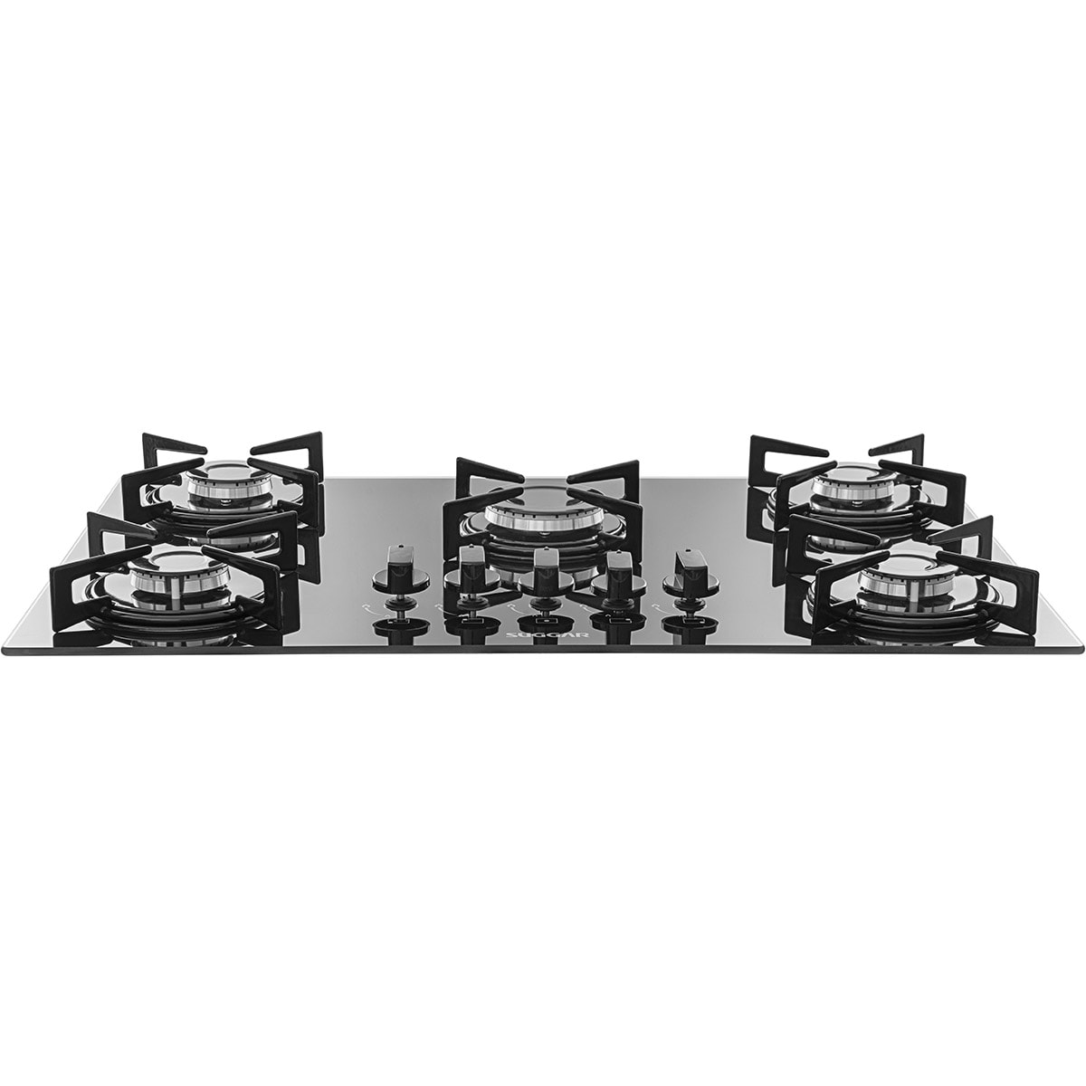 Fogão de Mesa Cooktop 5 Bocas Vidro Preto à Gás Suggar FG5005VP - 5d2059d9-cc07-4a1a-897c-a94ad65c5d45