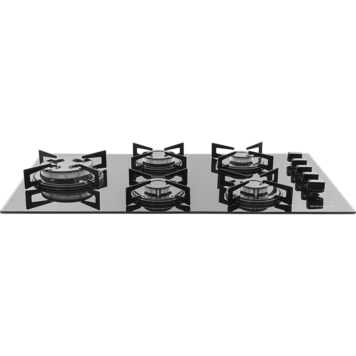 Fogão de Mesa Cooktop 5 Bocas Vidro Preto à Gás Suggar FG5535VP - 0e1dfe98-c4f6-466f-a578-3a244a4e1606