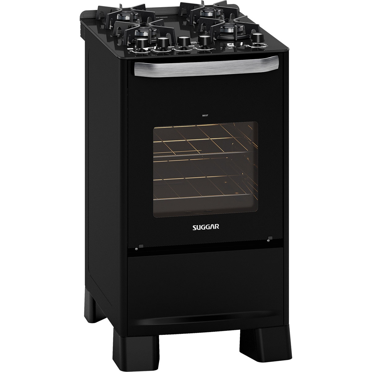 Fogão de Piso Best Cook 4 queimadores FGV405PT - 7810dd76-1cc9-47ff-8d76-1845b77e346d