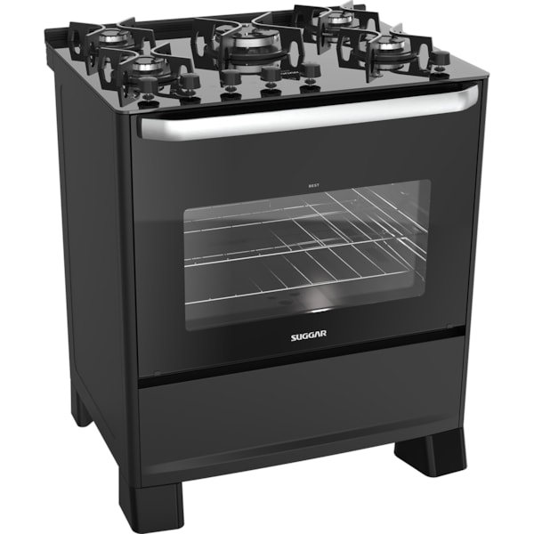 Fogão de Piso Best Cook 5 queimadores FGV505PT - Imagem principal - 11a66cec-00b3-466b-a664-71a821cb19bd