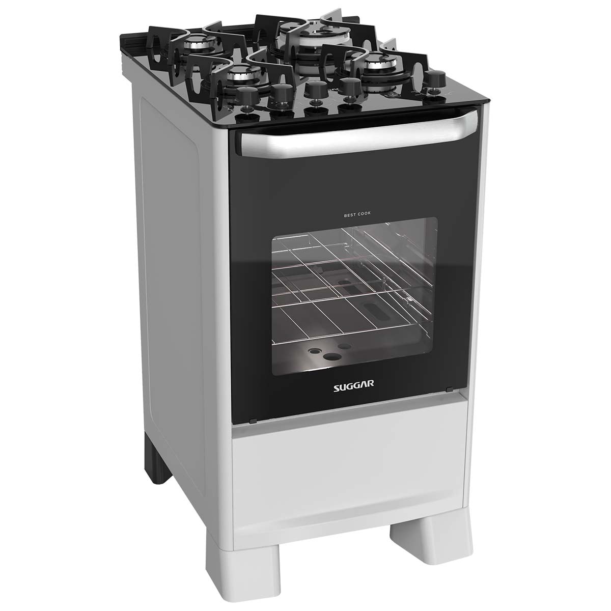 Fogão de Piso Best Grill mesa de vidro 4 queimadores Branco - 42c8ad7d-dcef-423e-b56a-76d32949b3a5