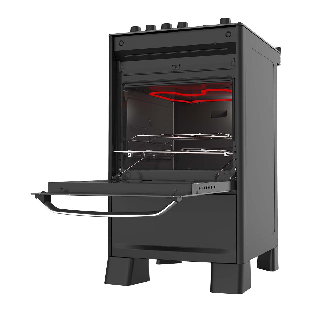 Fogão de Piso Best Grill mesa de vidro 4 queimadores Preto - 5f22938f-47ff-4d4c-877e-b4f59ad88467