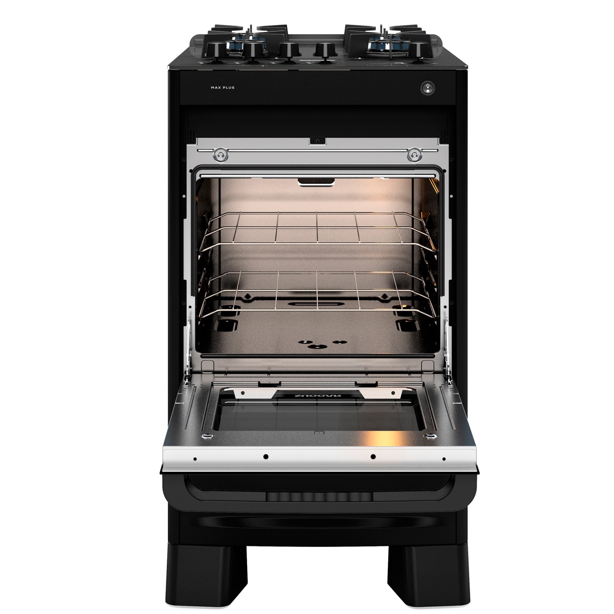 Fogão de Piso Max Plus mesa de vidro 4 Queimadores Suggar - e36d9da1-1989-463e-912d-f99226320eec