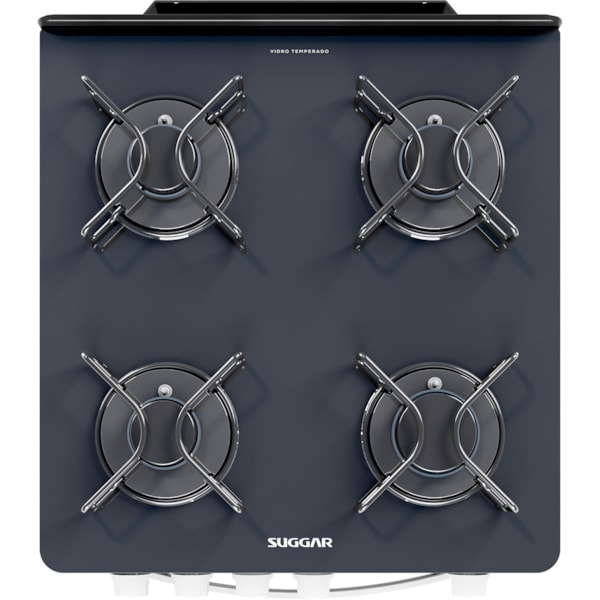 Fogão de Piso Neo Cook mesa de vidro 4 Queimadores Suggar - Imagem principal - 276985e4-2991-499e-a8be-a76d90e09b4c