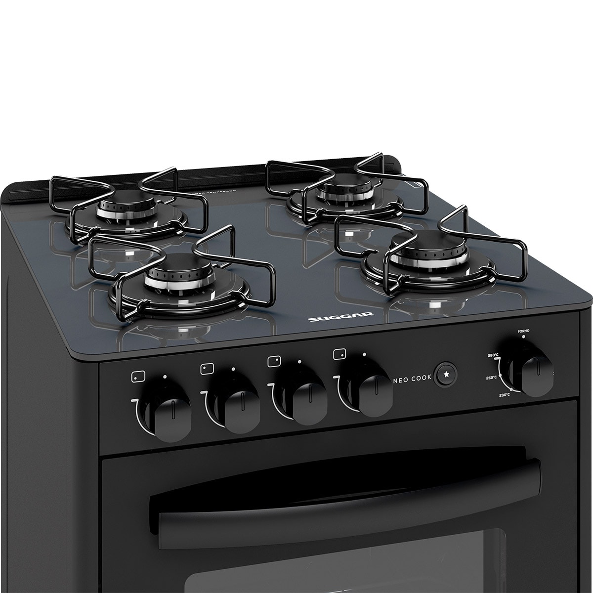 Fogão de Piso Neo Cook mesa de vidro 4 Queimadores Suggar - 27bae7c7-6810-4139-a673-1497bb14d4c5