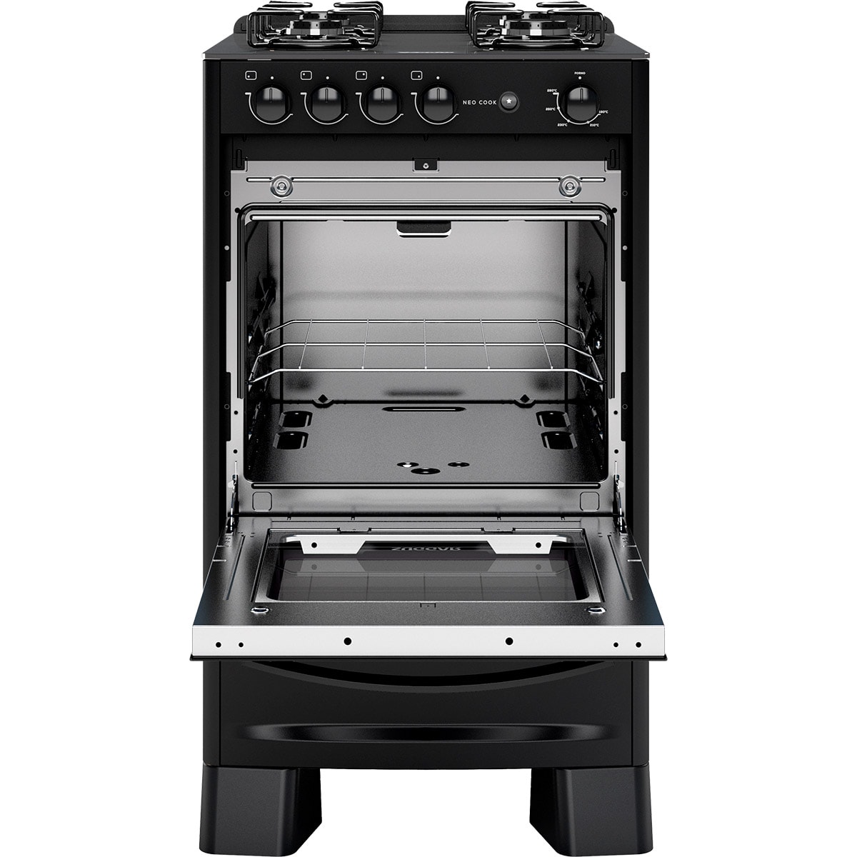 Fogão de Piso Neo Cook mesa de vidro 4 Queimadores Suggar - ff072a89-9e8b-4aa2-be98-ab2f364f2378