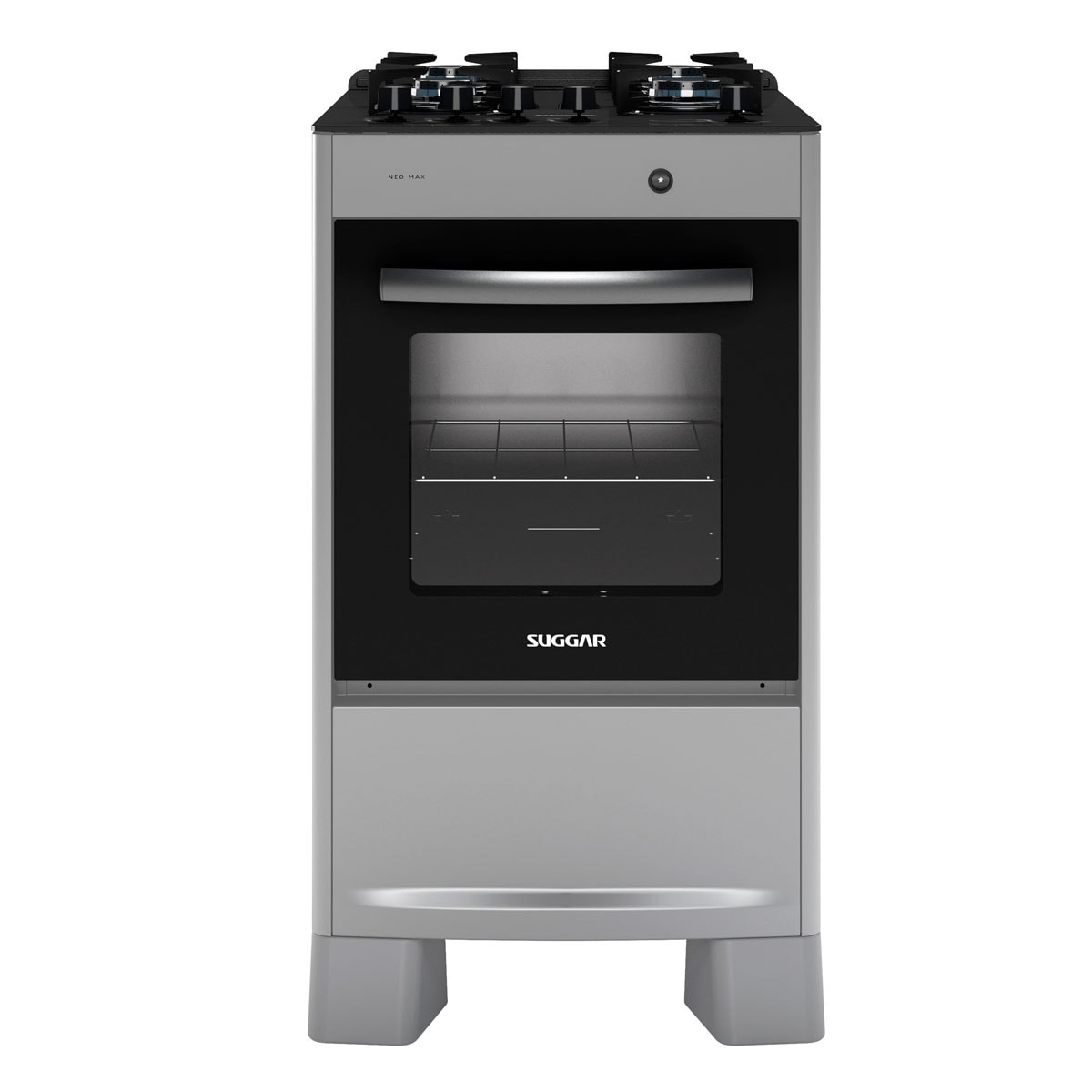 Fogão de Piso Neo Max mesa de vidro 4 Queimadores Suggar - 1d40ca62-72b1-4c51-a43e-234bfbf950fc