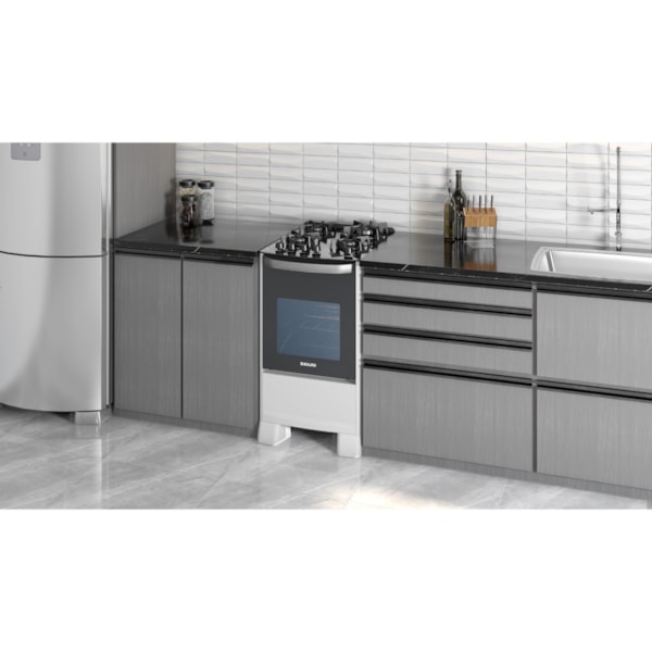 Fogão Master Grill 4 Queimadores Branco Suggar - Imagem principal - 24e82ac9-c1dd-40df-b930-9a38901296c0