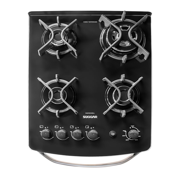 Fogão Master Grill 4 Queimadores Branco Suggar - Imagem principal - 700da65f-deb5-4d9b-9fff-f59d6681154a