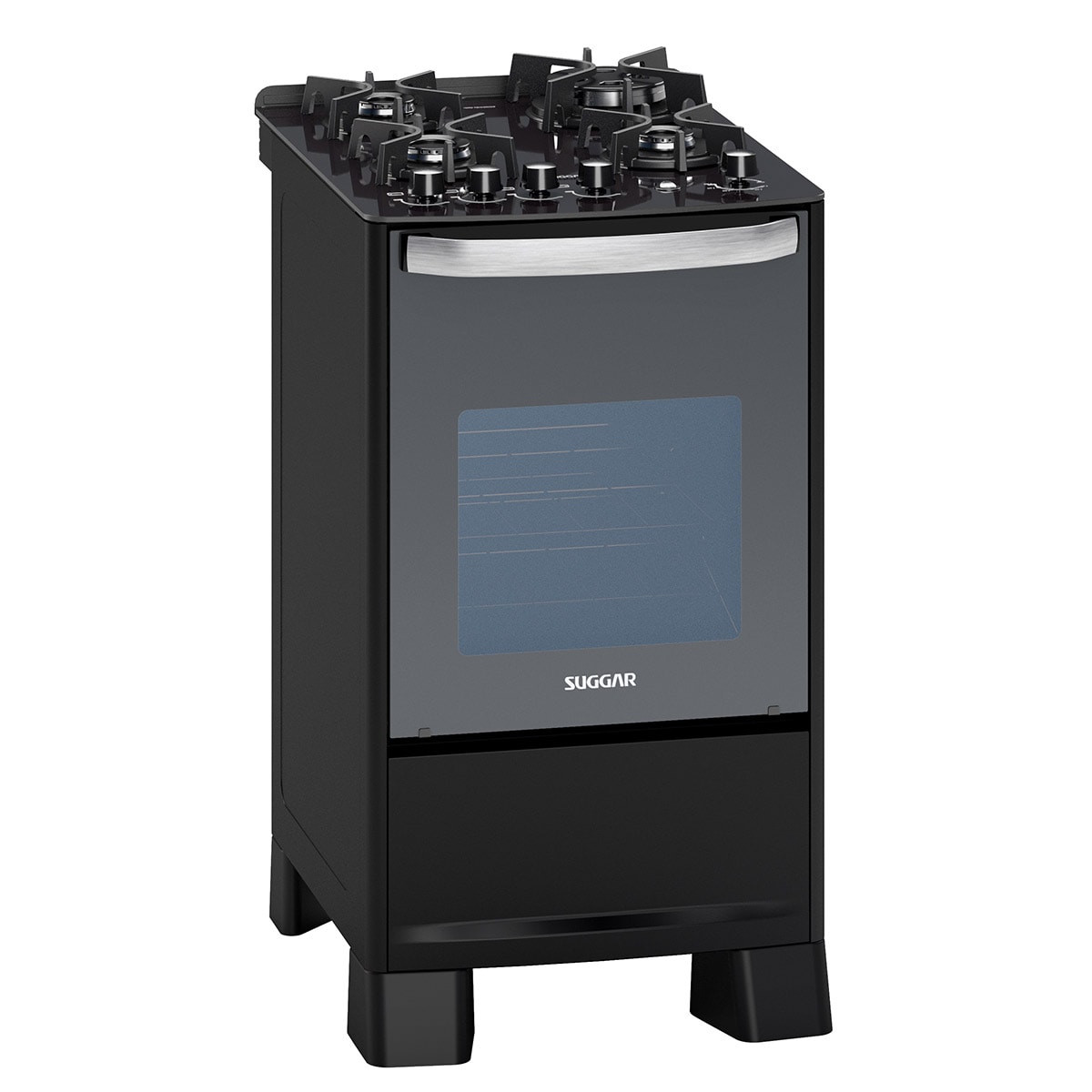 Fogão Master Grill 4 Queimadores Preto Suggar - 496b8692-ea5b-4c4b-a99e-ad355fe7a663