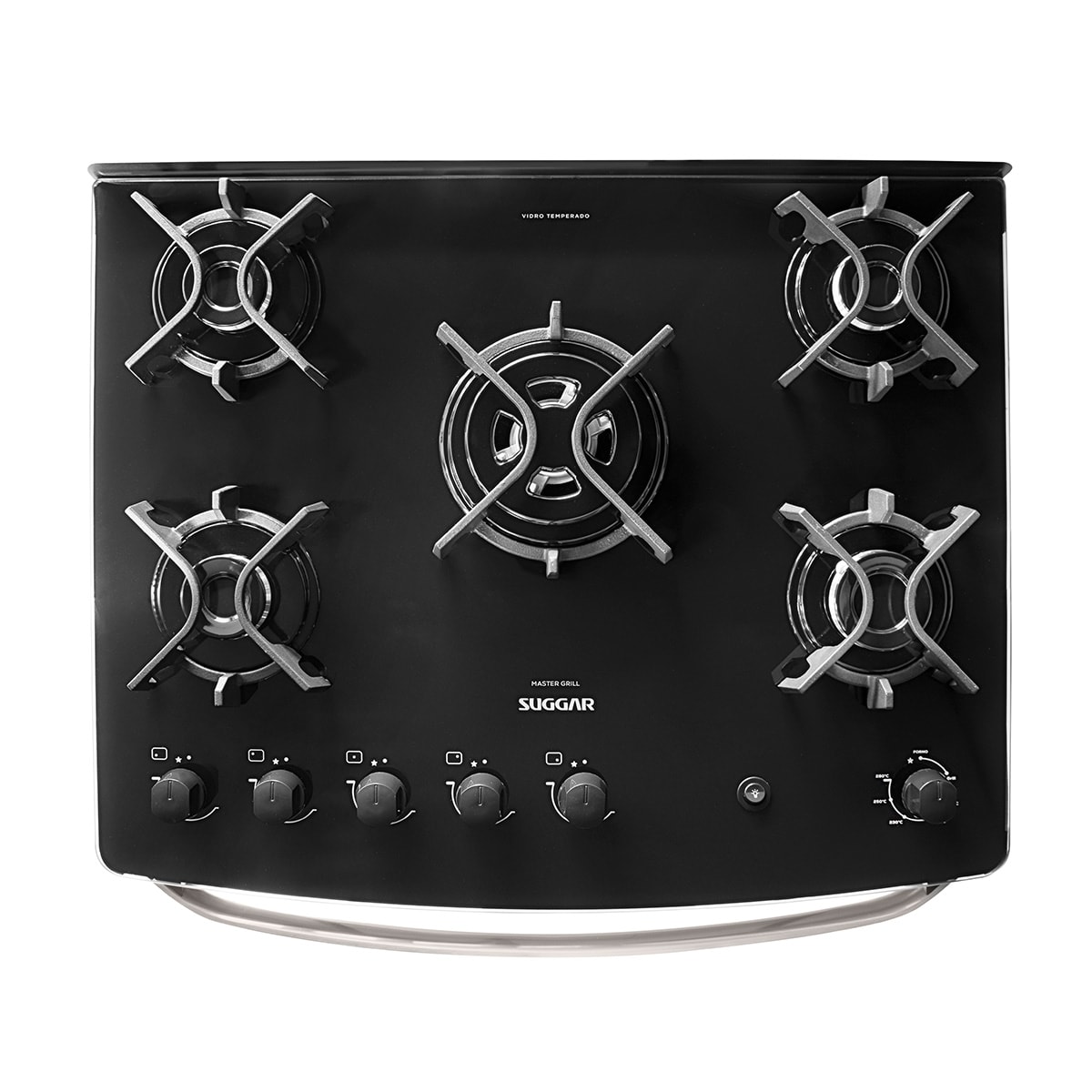 Fogão Master Grill 5 Queimadores Preto Suggar - 28aaffac-6bed-44ec-b21f-ee6500da5deb