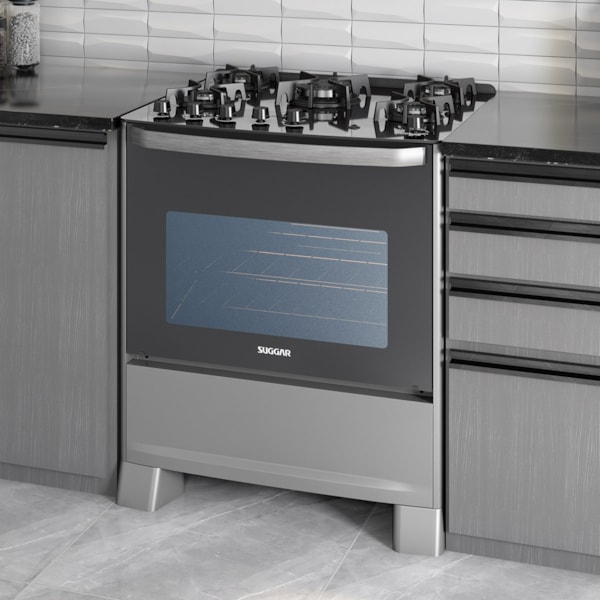 Fogão Master Grill 5 Queimadores PRIX Suggar - Imagem principal - 8ead484f-9e3d-4239-9d31-09c8d62d829c