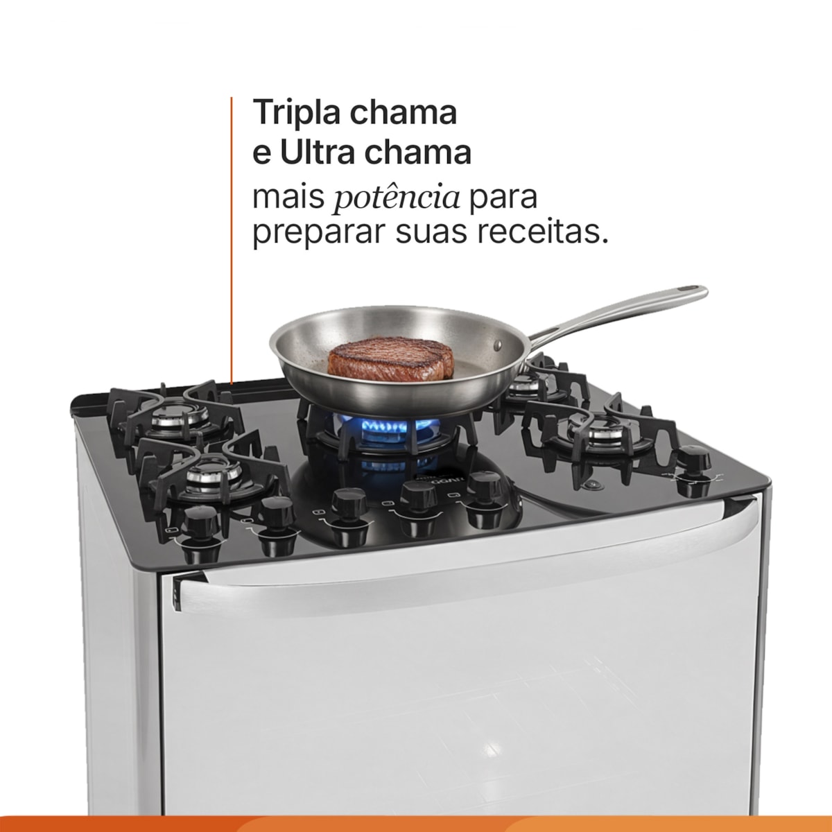 Fogão Master Grill 5 Queimadores PRIX Suggar - Imagem principal - 642d6887-3472-4548-aa24-d005d7398da1