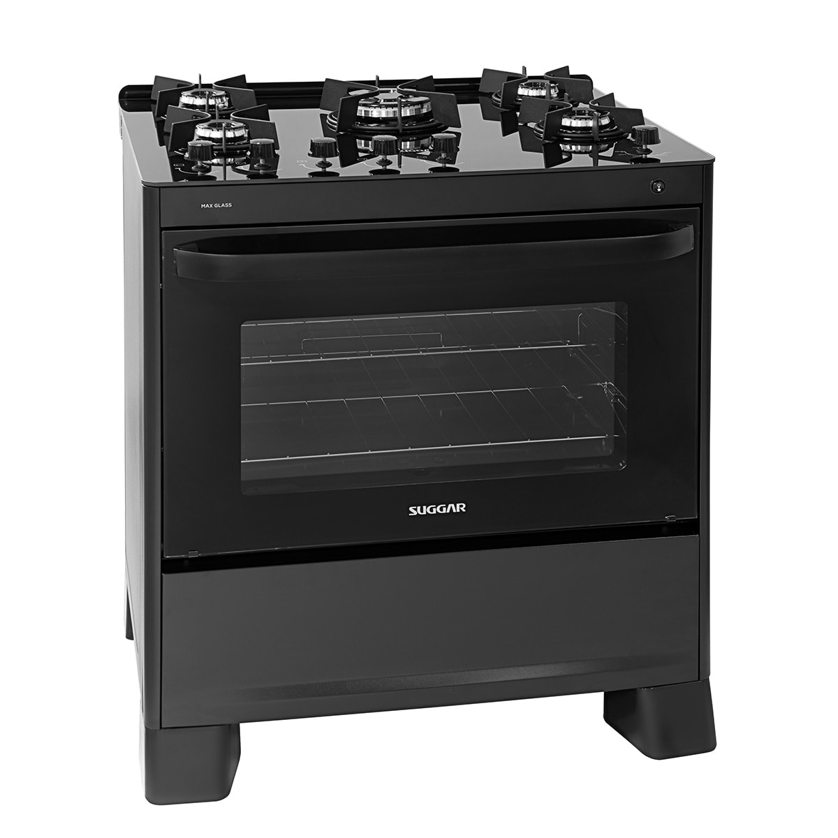 Fogão Max Glass 5 Queimadores Preto Bivolt FGVMG510PT Suggar - 840e06d8-6e90-48ae-88e4-9eb17b3fbc01