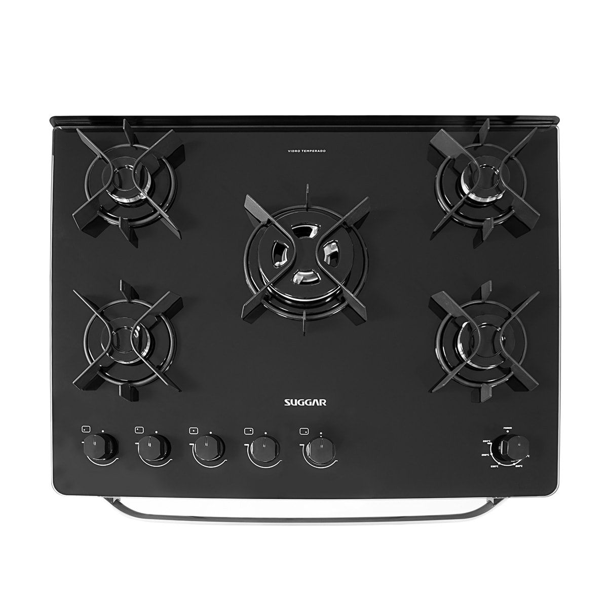 Fogão Max Glass 5 Queimadores Preto Bivolt FGVMG510PT Suggar - 53b3f790-89fe-4c39-b4b8-b6331c032960
