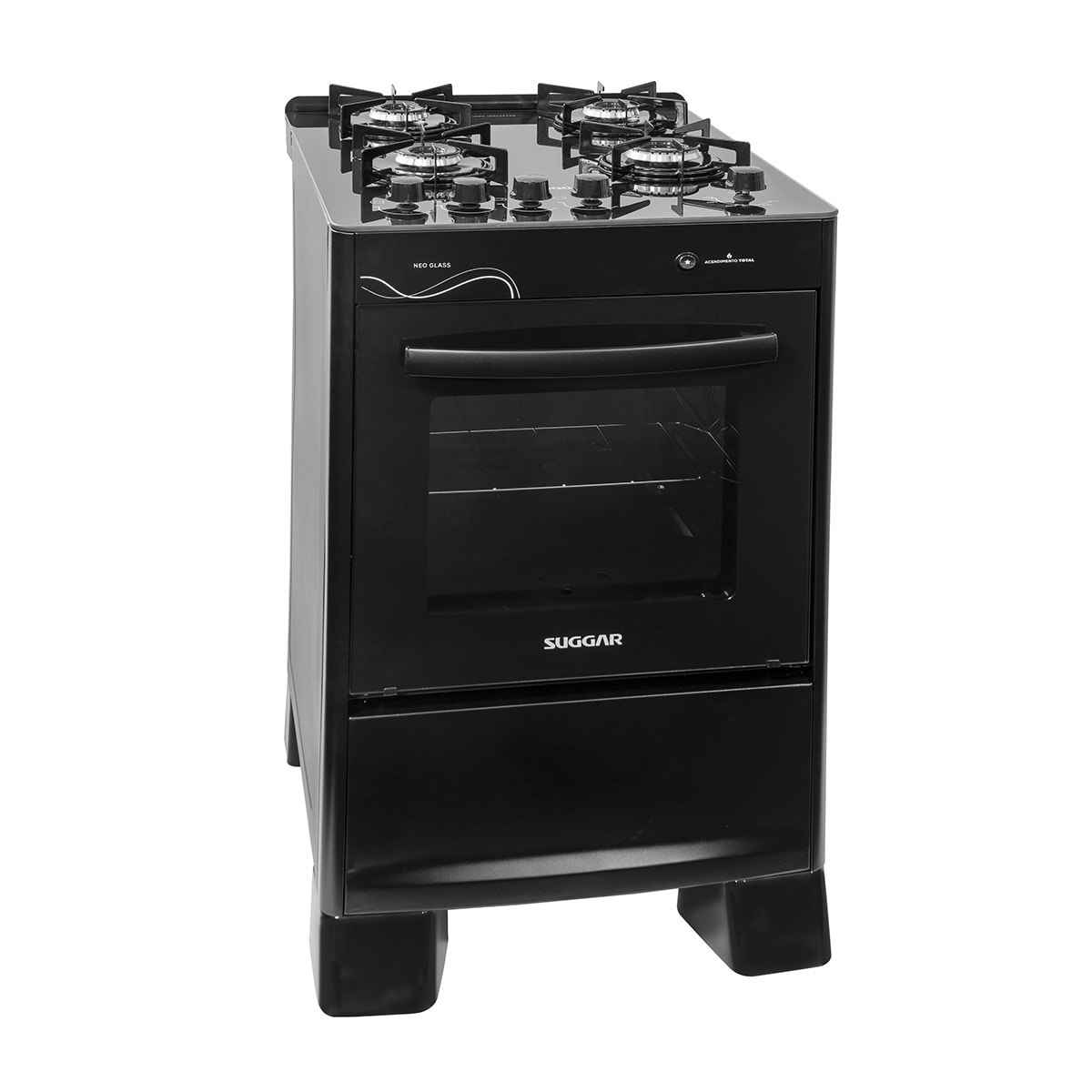 Fogão Neo Glass 4 Queimadores Preto Bivolt FGVNG410PT Suggar - aac0ee27-eb1d-4ee8-8b55-2bbfc04e5b96
