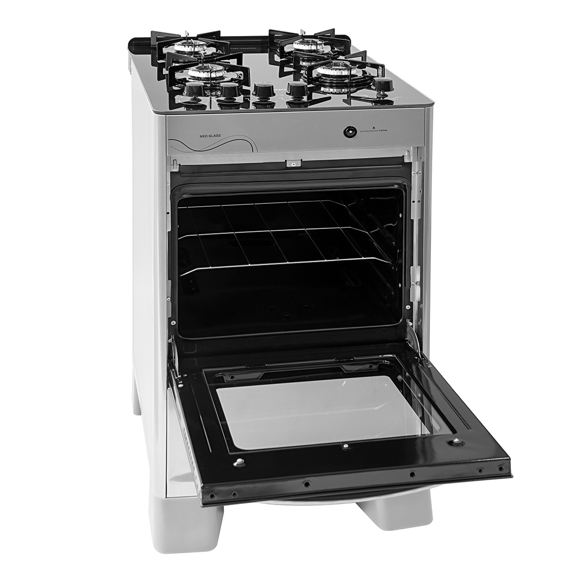 Fogão Neo Glass 4 Queimadores PRIX Bivolt FGVNG410PRIX Suggar - e8cb42e8-9c31-43b8-874c-a7d10d52549f