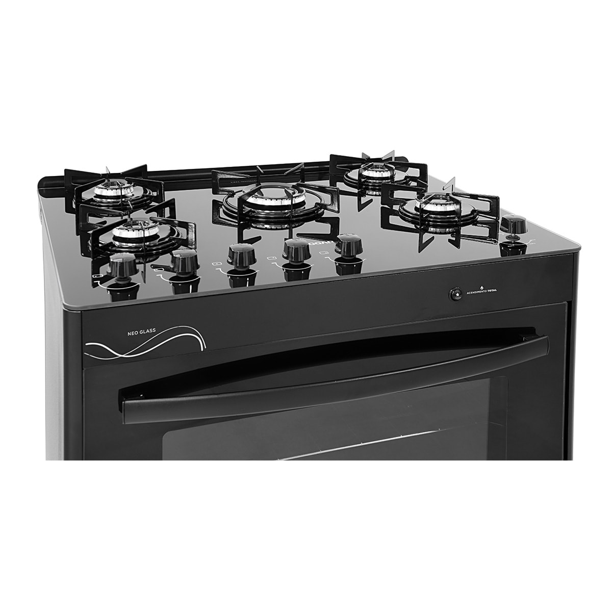 Fogão Neo Glass 5 Queimadores Preto Bivolt FGVNG510PT Suggar - 0e9eb441-c9f8-485e-9026-3e6c32f64820