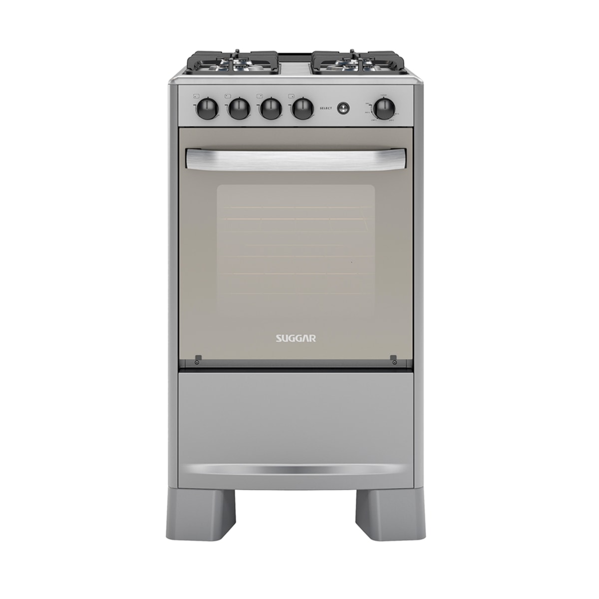 Fogão Select Prata Mesa Inox 4 Queimadores Bivolt FGISL410PRIX Suggar - 328a6369-60f0-44e2-b4bf-06dcfa190bbb