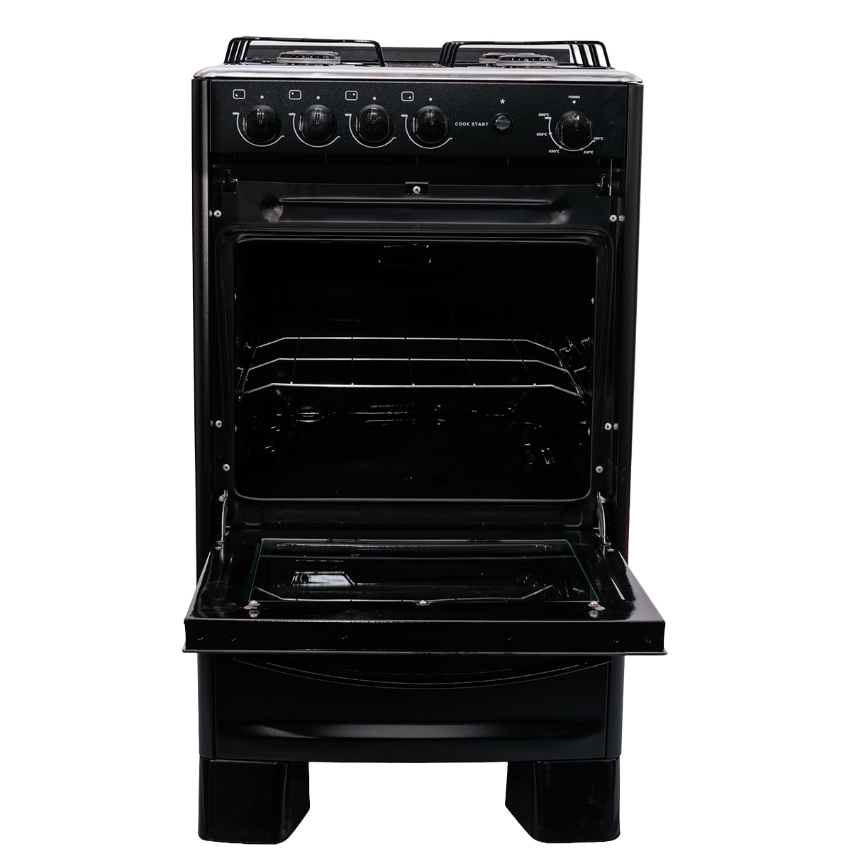 Fogão Suggar Cook Start 4 Bocas, Mesa Inox, Aço Esmaltado e Automático - Imagem principal - f56f42d5-ad42-4f87-bed5-aa426bb55da0