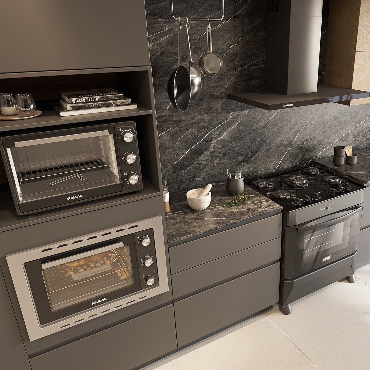 Forno Elétrico 50 Litros Preto Suggar - e6cfd1a7-9fe8-42b0-8f77-363b4a7260fa
