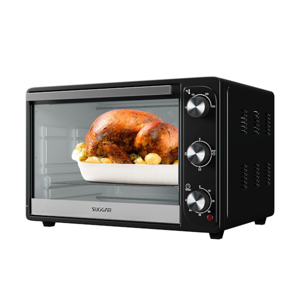 Forno Elétrico de Bancada 42 Litros Preto Suggar - Imagem principal - 95ff97cb-056b-4ee7-8add-dde0ee9a4a83