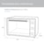 Forno Elétrico de Bancada 42 Litros Preto Suggar - 866073bf-cf4f-4eee-a1b0-380b71ffee71