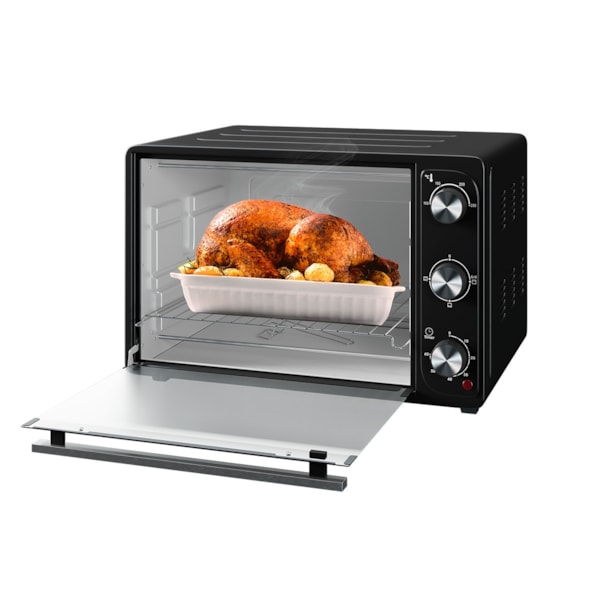 Forno Elétrico de Bancada 42 Litros Preto Suggar - Imagem principal - d34cd96b-6138-4429-afb2-39d7253f8f6f