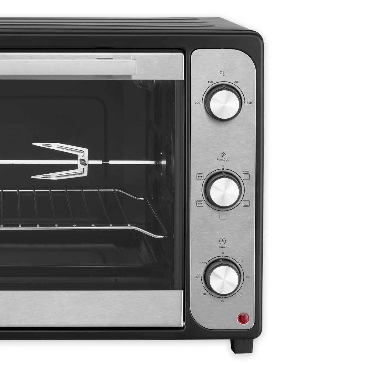 Forno Eletrico de Bancada 70 Litros Preto Suggar - Imagem principal - d30eae65-8dda-4d5f-a7c9-a7e3fbbf42c9