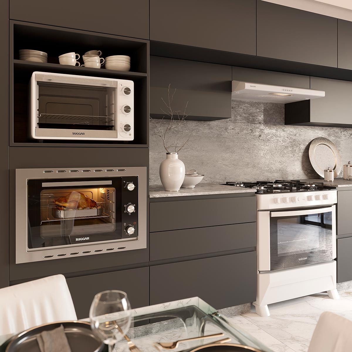 Forno Elétrico de Embutir 50 Litros Inox Suggar - 730de176-fae0-44a6-8cb9-164b04c62bed