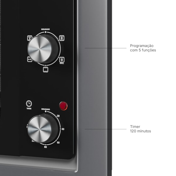 Forno Elétrico de Embutir 50 Litros Inox Suggar - Imagem principal - 2f25991b-cb80-4ea5-85c4-cfa8204d1de7