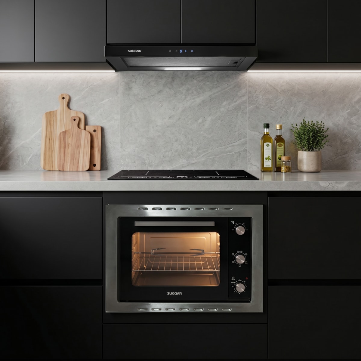 Forno Elétrico de Embutir 50 Litros Inox Suggar - Imagem principal - 97b889ca-01ef-45d4-aa00-d71842916b72