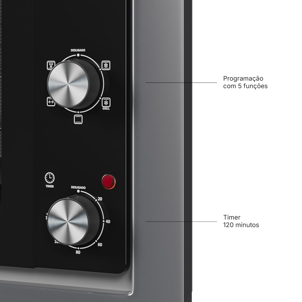 Forno Elétrico de Embutir 50 Litros Inox Suggar - Imagem principal - 510a68d6-9542-4d95-a050-bd186b1823de
