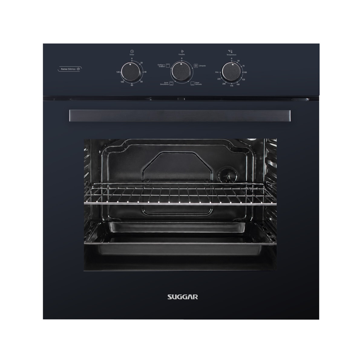 Forno Elétrico de Embutir Suggar 80L com Grill e 4 funções - Imagem principal - 962495a7-6565-4858-9669-21527fd5be7f