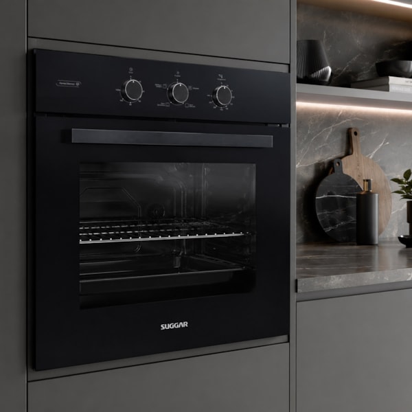 Forno Elétrico de Embutir Suggar 80L com Grill e 4 funções - Imagem principal - 405b606f-fc81-4a2b-9b98-c0e0073bbc1e