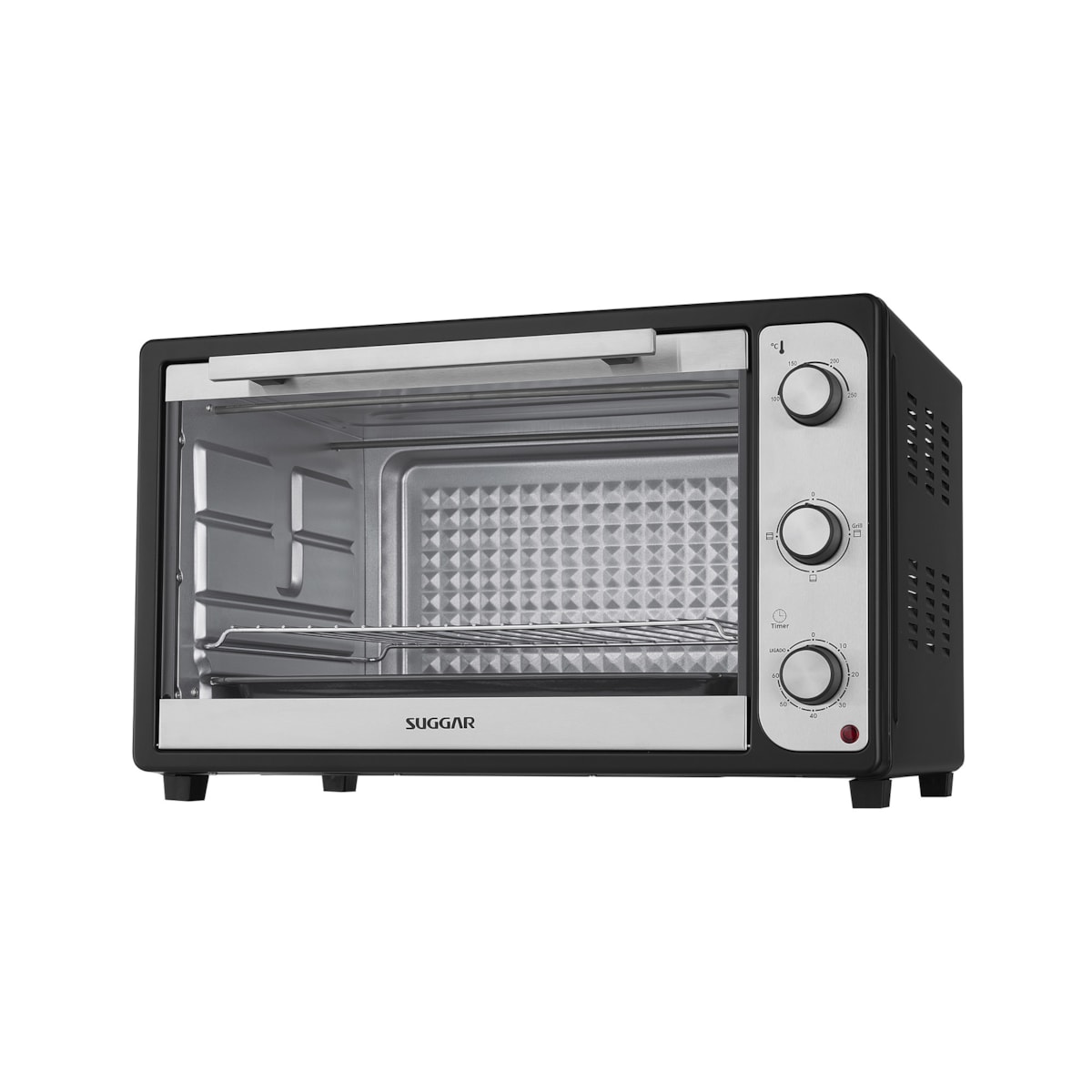 Forno Eletrico Suggar 60L Preto - Imagem principal - 79a393d6-4fea-4754-9bdb-bbacf2c1d792