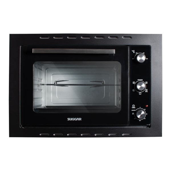 Forno Elétrico Suggar Embutir 50L Grill e Espeto Giratório Preto - Imagem principal - 74dae109-effa-4e91-9e1e-63ebdec0ddec