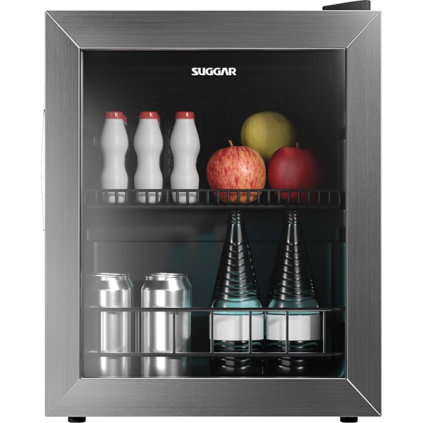 Frigobar 46 Litros Inox Suggar - Imagem principal - 457ceec9-5b03-455b-a298-b34bd6fc0cf3