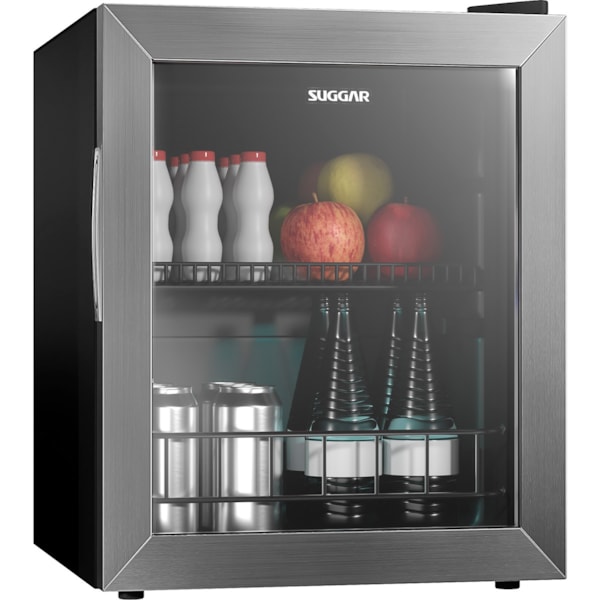 Frigobar 46 Litros Inox Suggar - Imagem principal - 62fa4266-b1dd-4e75-8c76-ec3f7c3318d4