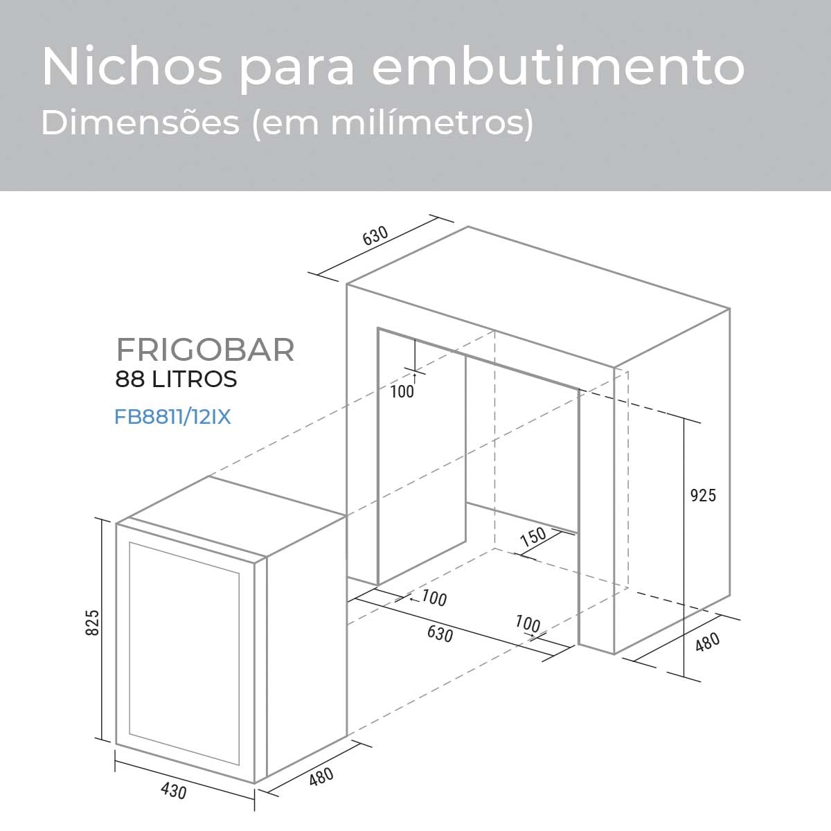 Frigobar 88 Litros Inox Suggar - Imagem principal - c642c62c-330e-4603-8c85-1fa3c88a3af1