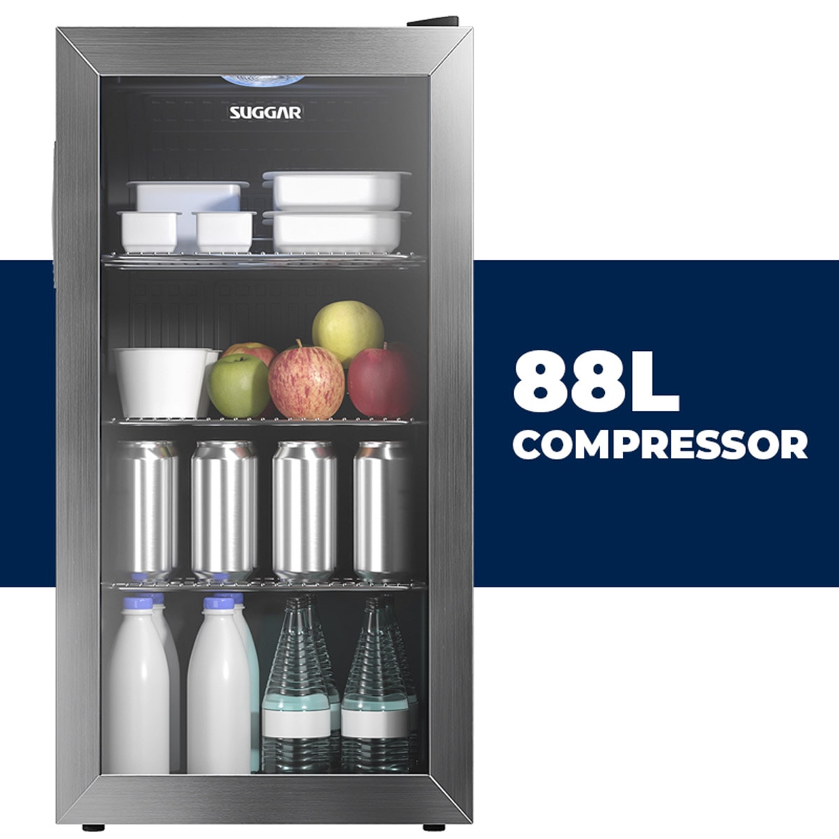 Frigobar 88 Litros Inox Suggar - Imagem principal - bdda5d06-77fe-40b8-8b27-1046b6f4dd0f