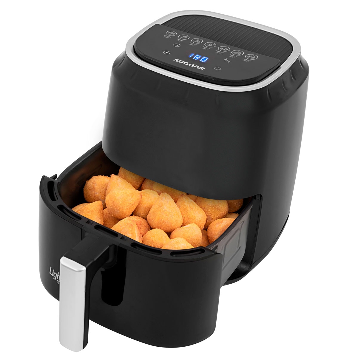 Fritadeira Light Fry Touch Control 4 litros Preta Suggar - Imagem principal - 31633aa9-0207-481c-9d97-914dedf4c95a