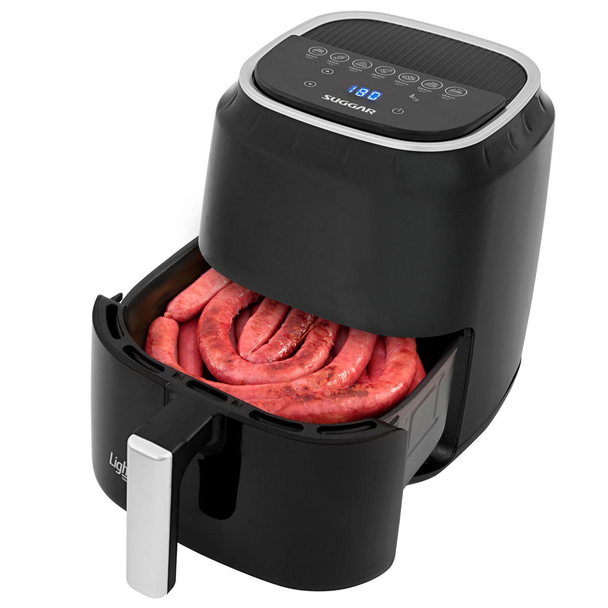 Fritadeira Light Fry Touch Control 4 litros Preta Suggar - Imagem principal - 7693c725-fbcf-4d24-9cc8-bb8152f3cffe