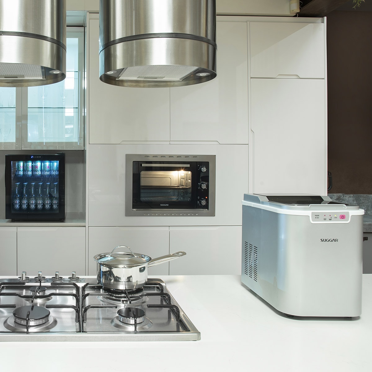 Máquina de Gelo 15 kg por dia Suggar Prata | Ice Maker - 7b6364a2-d263-44d2-8e12-081852401180