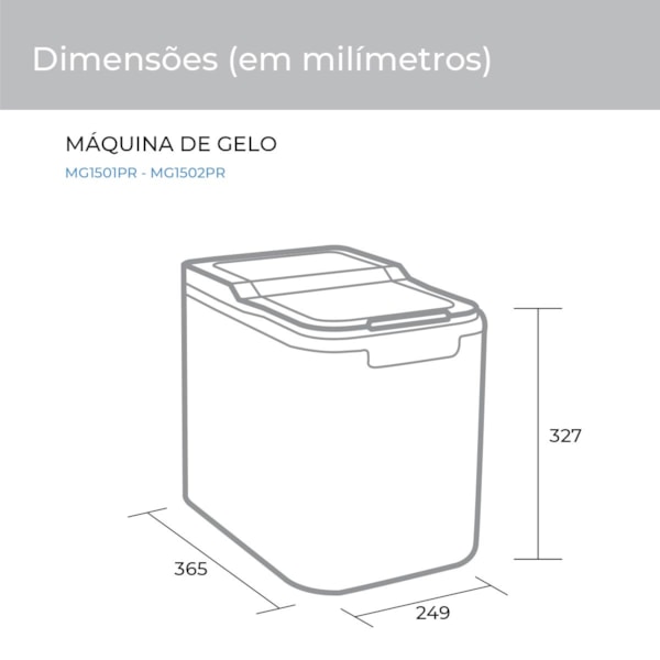 Máquina de Gelo 15 kg por dia Suggar Prata | Ice Maker - Imagem principal - e9edc0bc-3564-4c44-af2a-7875677bb50d