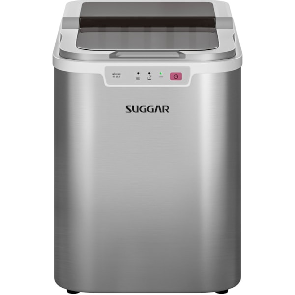 Máquina de Gelo 15 kg por dia Suggar Prata | Ice Maker - Imagem principal - bb09c866-00a4-4c8d-b476-f290e65ce4e8