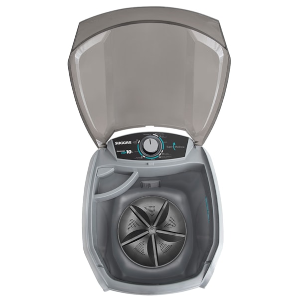 Novo Tanquinho Lavamax Eco 10 Kg Prata Suggar - Imagem principal - 7809579d-ab94-4f6c-a3c8-3a598aef771b