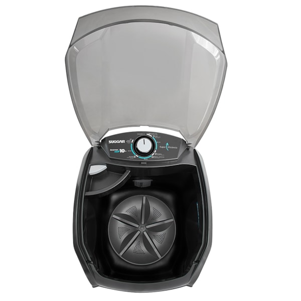 Novo Tanquinho Lavamax Eco Suggar 10kg Preto Suggar - Imagem principal - 998f547f-31c6-4698-89fe-ee73ef3e2e46