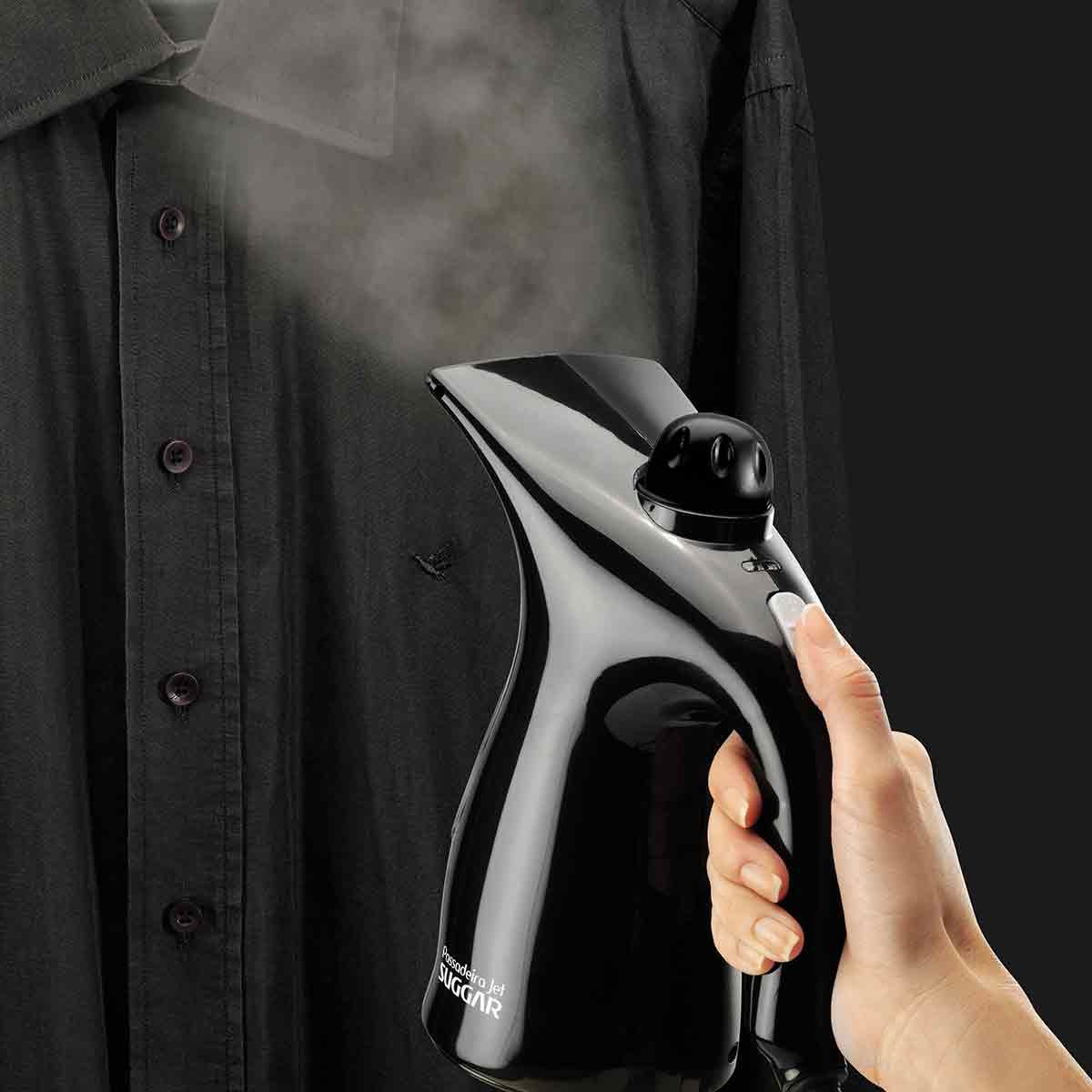 Passadeira de Roupas Jet Portátil Preta Bivolt Suggar PV1000PT - 98812f68-f249-46f9-8f9b-e2c550233b19
